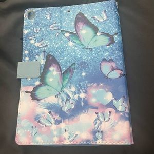cute colorful butterfly ipad case for protection